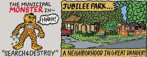 comic strip - The Municipal Monster